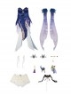 Game Genshin Impact Ningguang Character Outfit Orchid's Evening Gown Halloween Cosplay Costume Full Set