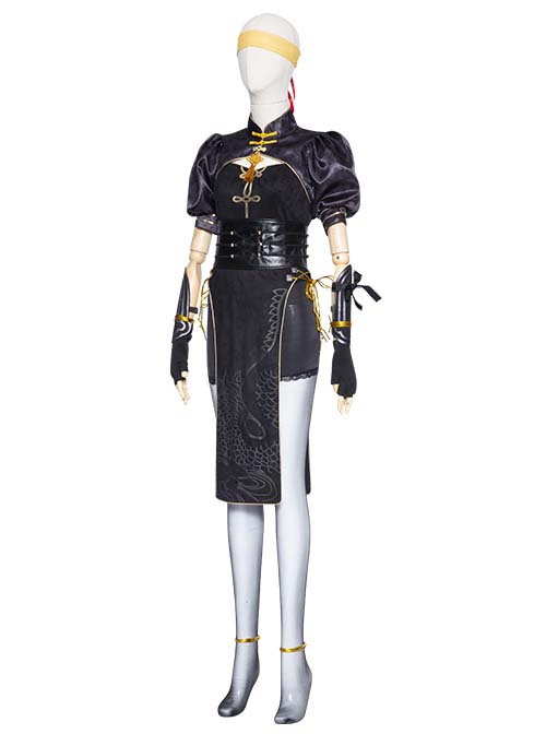 Naraka Bladepoint Viper Ning Skin Dragon Will Awareness Halloween Cosplay Ning Hongye Costume Set