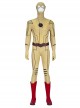 The Flash Season 8 Reverse-Flash Super Villain Halloween Cosplay Costume Yellow Bodysuit