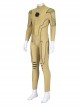 The Flash Season 8 Reverse-Flash Super Villain Halloween Cosplay Costume Yellow Bodysuit