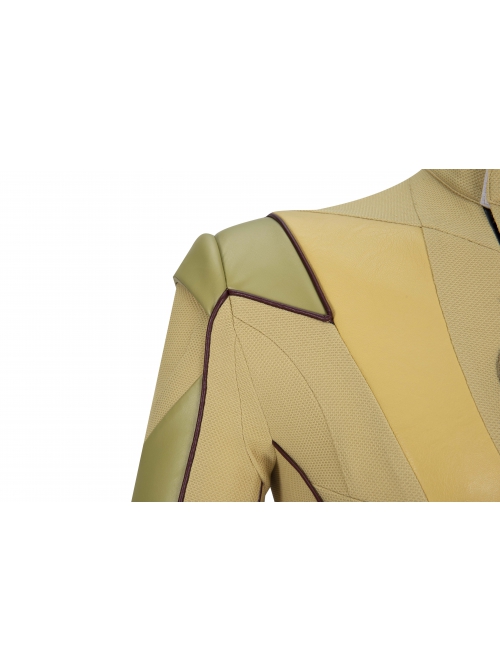 The Flash Season 8 Reverse-Flash Super Villain Halloween Cosplay Costume Yellow Bodysuit