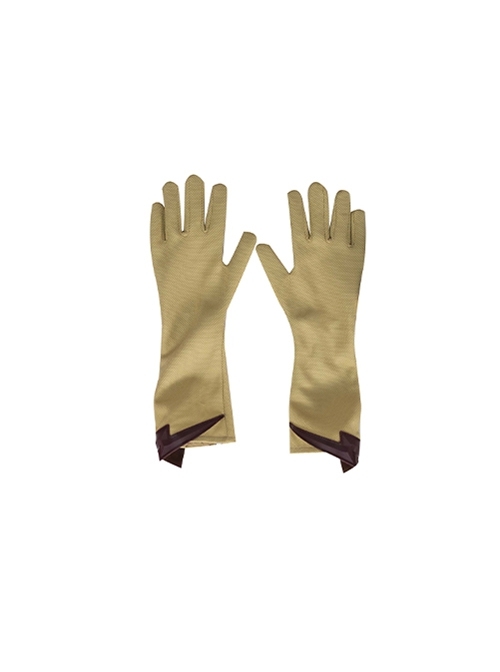 The Flash Season 8 Reverse-Flash Super Villain Halloween Cosplay Accessories Yellow Gloves