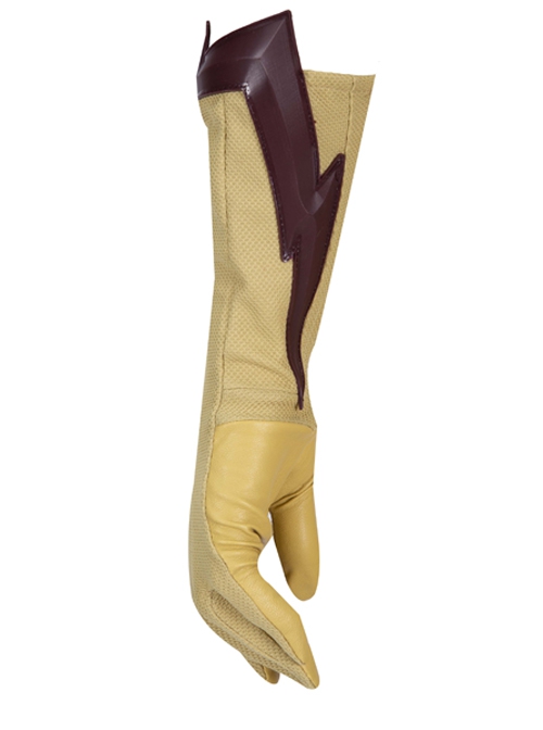 The Flash Season 8 Reverse-Flash Super Villain Halloween Cosplay Accessories Yellow Gloves