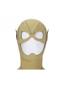 The Flash Season 8 Reverse-Flash Super Villain Halloween Cosplay Accessories Yellow Head Cover