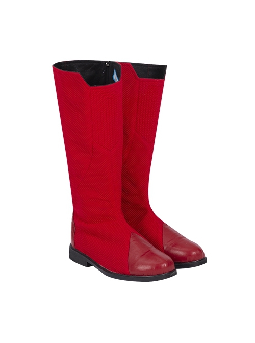 The Flash Season 8 Reverse-Flash Super Villain Halloween Cosplay Accessories Red Boots
