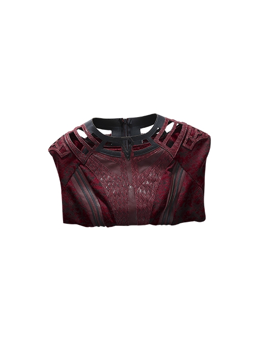 Doctor Strange In The Multiverse Of Madness Scarlet Witch Wanda Maximoff Halloween Cosplay Costume Red Top