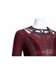 Doctor Strange In The Multiverse Of Madness Scarlet Witch Wanda Maximoff Halloween Cosplay Costume Red Top