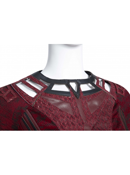 Doctor Strange In The Multiverse Of Madness Scarlet Witch Wanda Maximoff Halloween Cosplay Costume Red Top