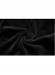 Stretch Fleece Knitted Asymmetrical Shoulder Strap Decorative Metal Ornaments Suspender Waist Dress