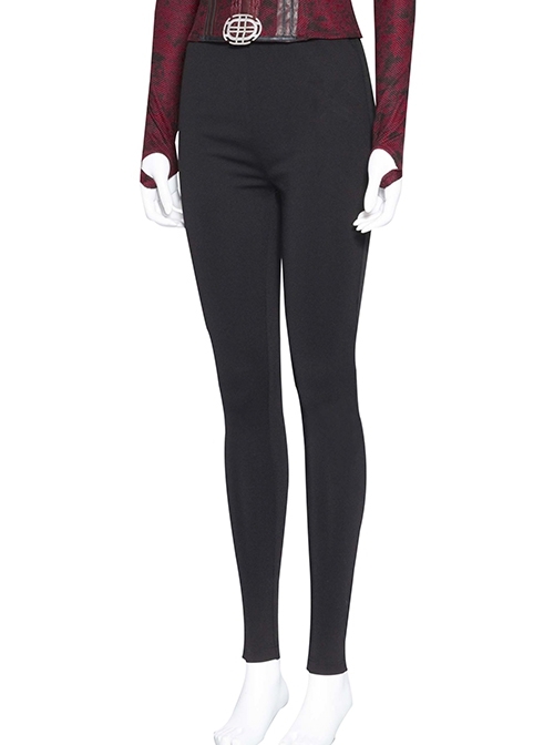 Doctor Strange In The Multiverse Of Madness Scarlet Witch Wanda Maximoff Halloween Cosplay Costume Black Pants