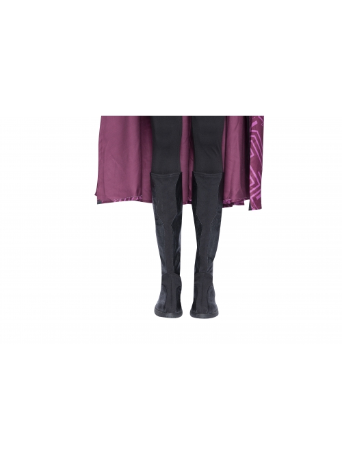 Doctor Strange In The Multiverse Of Madness Scarlet Witch Wanda Maximoff Halloween Cosplay Accessories Black Boots