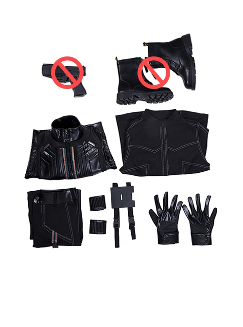 Hawkeye Second Generation Black Widow Yelena Belova Halloween Cosplay Costume Set