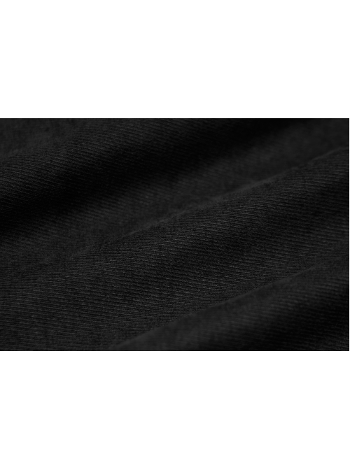 Punk Twill Woven Fabric Hem Webbing Slit Medium Skirts