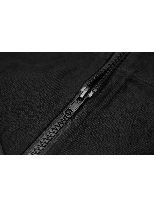 Punk Twill Woven Fabric Hem Webbing Slit Medium Skirts