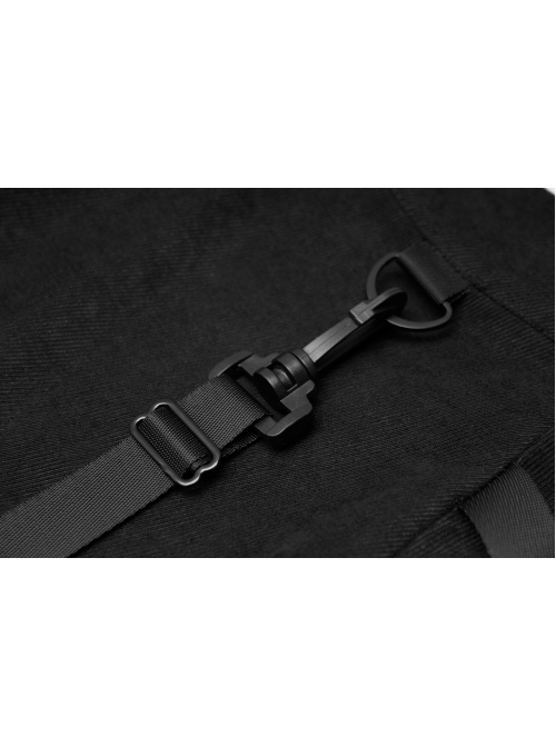Punk Twill Woven Fabric Hem Webbing Slit Medium Skirts