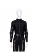 Hawkeye Second Generation Black Widow Yelena Belova Halloween Cosplay Costume Black Denim Shirt
