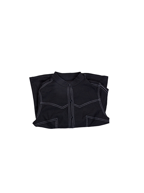 Hawkeye Second Generation Black Widow Yelena Belova Halloween Cosplay Costume Black Denim Shirt