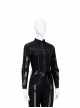 Hawkeye Second Generation Black Widow Yelena Belova Halloween Cosplay Costume Black Denim Shirt