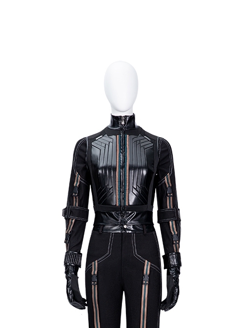 Hawkeye Second Generation Black Widow Yelena Belova Halloween Cosplay Costume Black Vest