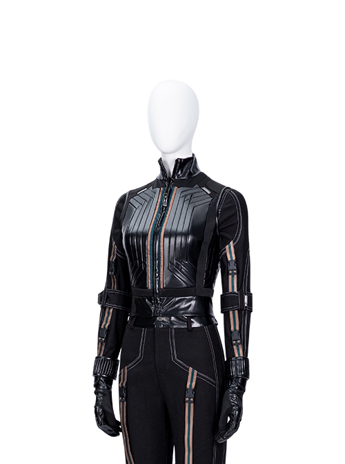 Hawkeye Second Generation Black Widow Yelena Belova Halloween Cosplay Costume Black Vest