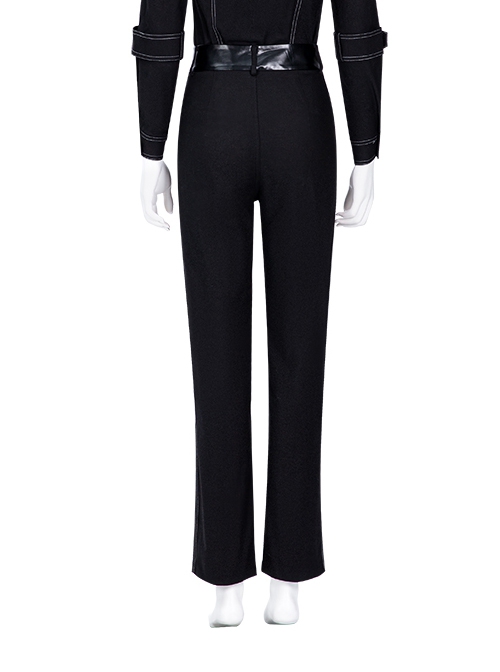 Hawkeye Second Generation Black Widow Yelena Belova Halloween Cosplay Costume Black Denim Pants