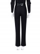 Hawkeye Second Generation Black Widow Yelena Belova Halloween Cosplay Costume Black Denim Pants