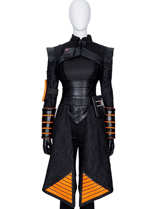 The Mandalorian Fennec Shand The Book Of Boba Fett Same Halloween Cosplay Costume Black Vest