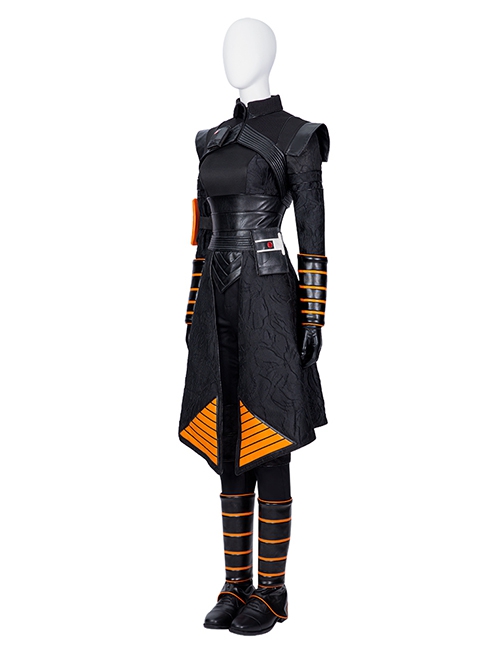 The Mandalorian Fennec Shand The Book Of Boba Fett Same Halloween Cosplay Costume Black Vest