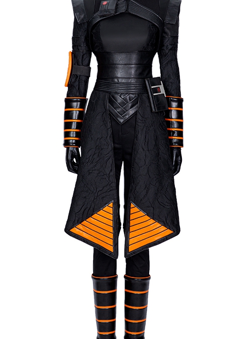 The Mandalorian Fennec Shand The Book Of Boba Fett Same Halloween Cosplay Costume Black Waist Skirt