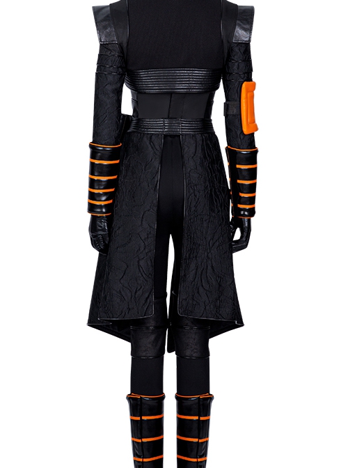 The Mandalorian Fennec Shand The Book Of Boba Fett Same Halloween Cosplay Costume Black Waist Skirt