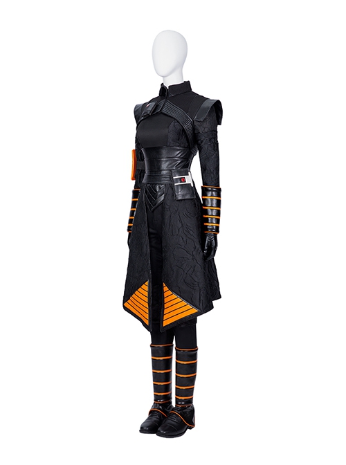 The Mandalorian Fennec Shand The Book Of Boba Fett Same Halloween Cosplay Costume Black Waist Skirt