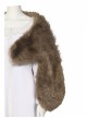 The Witcher Season 2 Princess Ciri Halloween Cosplay Costume Brown Imitation Fur Shawl