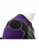 Super Hero Hawkeye Purple Black Battle Suit Halloween Cosplay Costume Set