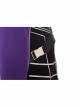 Super Hero Hawkeye Purple Black Battle Suit Halloween Cosplay Costume Set