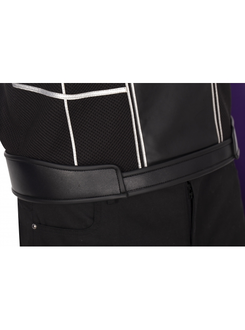 Super Hero Hawkeye Purple Black Battle Suit Halloween Cosplay Costume Set