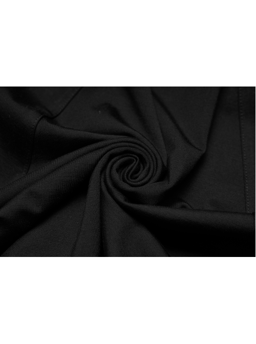 Gothic Dark Bat Fleece Embroidered Sun Suspender Dress