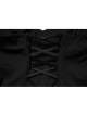 Gothic Dark Bat Fleece Embroidered Sun Suspender Dress