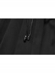 Dark Twill Drape Weave High Waist Cross Strap Decoration Pleated Slip Dress
