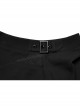Chiffon Plaid Large-Hole Mesh Stitching V-Word Segmentation Design Sun-Hem Skirt
