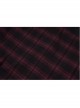 College Style Red Chiffon Plaid Large-Hole Mesh Stitching V-Word Segmentation Design Sun-Hem Skirt