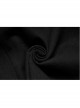 Dark Faux Leather Punk Cross Strap Design Metal Zipper Decoration High Waist Skirt