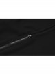 Black Chiffon Fabric Minimalist Thin Two-Wear Zippered Slit Design Half Skirt