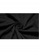 Knitted Raw Edge Black Rubber Buckle Decoration Irregular Bat Hem Long Skirt