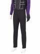 Super Hero Hawkeye Purple Black Battle Suit Halloween Cosplay Costume Black Pants