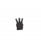 Super Hero Hawkeye Purple Black Battle Suit Halloween Cosplay Accessories Black Left Glove