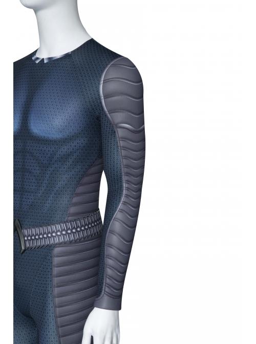 Aquaman And The Lost Kingdom Arthur Curry Battle Suit Halloween Cosplay Costume Set