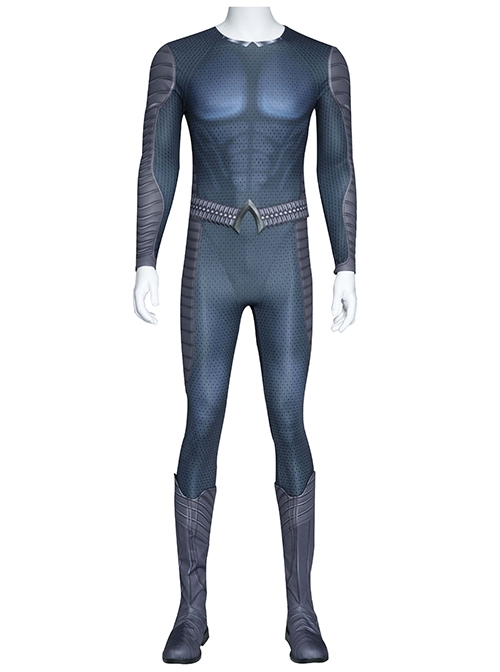 Aquaman And The Lost Kingdom Arthur Curry Battle Suit Halloween Cosplay Costume Set