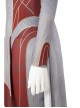 Movie Eternals Makkari Red Gray Battle Suit Halloween Cosplay Costume Bodysuit