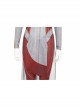 Movie Eternals Makkari Red Gray Battle Suit Halloween Cosplay Costume Bodysuit
