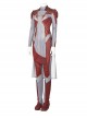 Movie Eternals Makkari Red Gray Battle Suit Halloween Cosplay Costume Bodysuit